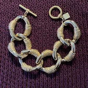 Beautiful Ann Klein Gold Tone Bracelet. New condition.